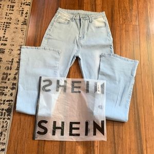 Brand-new high rise bell bottom jeans from Shein